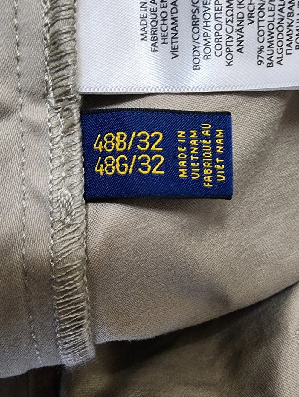 Polo Ralph Lauren Varick Slim Straight Khaki Pant Nwt Size 48Bx32